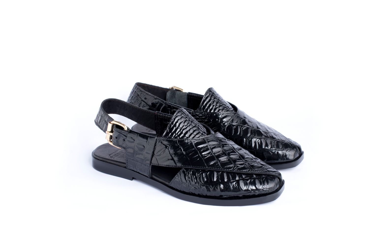 Pakhtoon Croc Black