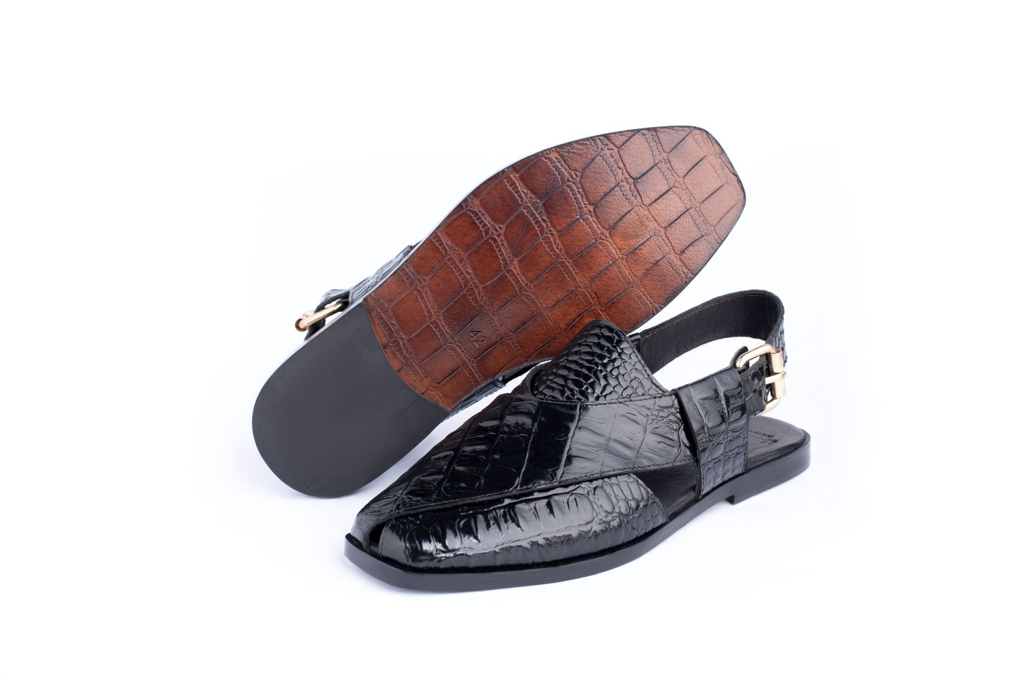 Pakhtoon Croc Black